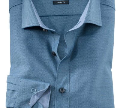 OLYMP Level Five Body Fit Overhemd blauw