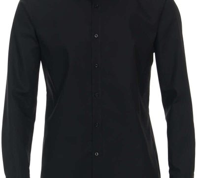Venti Modern Fit Overhemd zwart